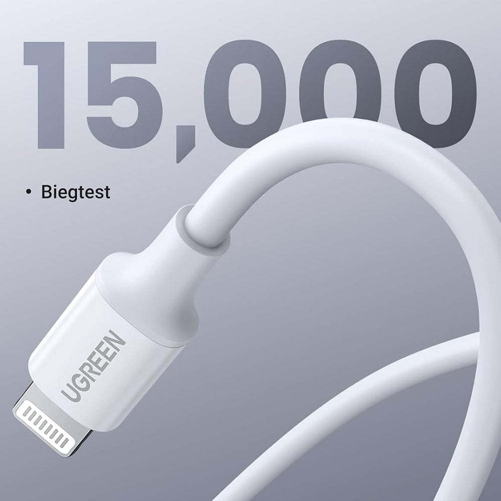 Cavo Dati e Ricarica USB-C - Lightning UGREEN US171 (10493), 20W, 1m, Bianco