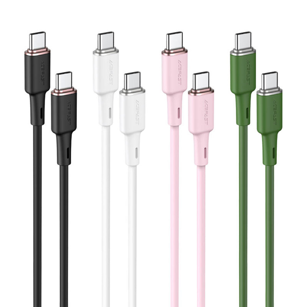 Cavo Dati e Ricarica USB-C - USB-C Acefast C2-03, 60W, 1.2m, Nero