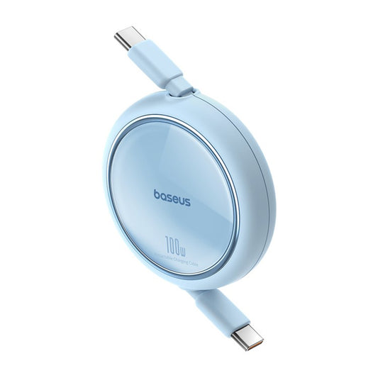 USB-C Daten- und Ladekabel - USB-C Baseus Free2Draw Mini Retractable, 100W, 1m, Blau P10364500311-00