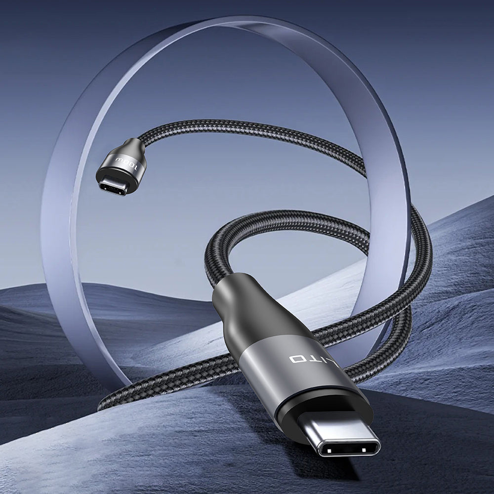 Cavo Dati e Ricarica USB-C - USB-C Lito LD23CC, 100W, 1m, Grigio