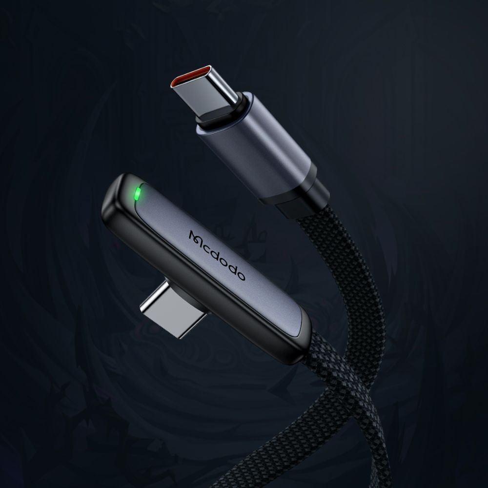 Cavo Dati e Ricarica USB-C - USB-C McDodo CA-3360 Angled, 65W, 1.2m, Nero