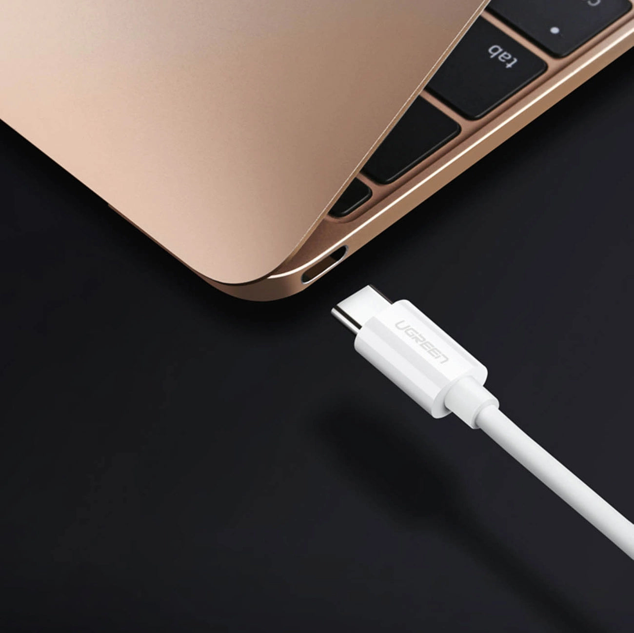 Cavo Stampante UGREEN US241, USB-C - USB-B, 1.5m, Bianco