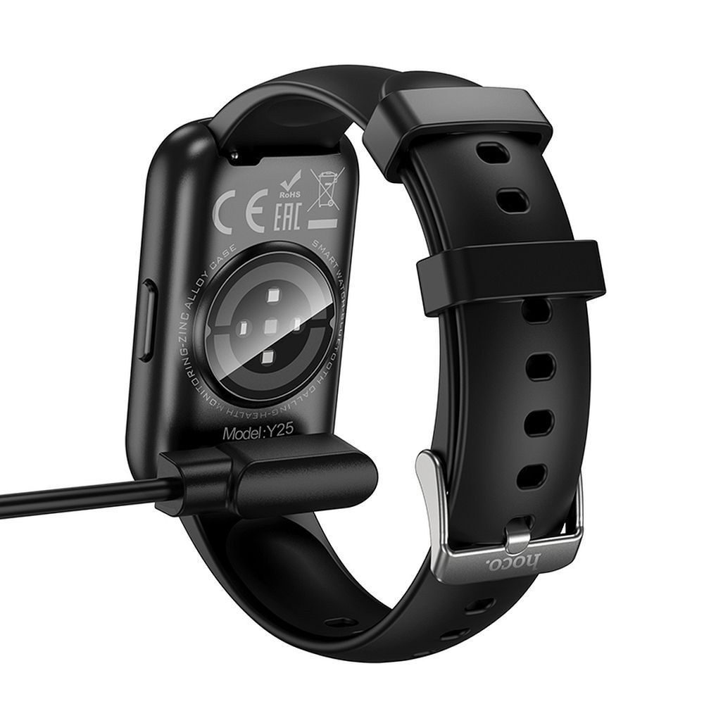 Cavo di Ricarica per Smartwatch HOCO Y25, USB-A, Nero