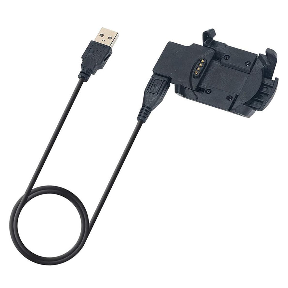 Cavo di Ricarica Techsuit TGC5 per Garmin Fenix 3 Sapphire / 3 HR / 3, USB-A, Nero