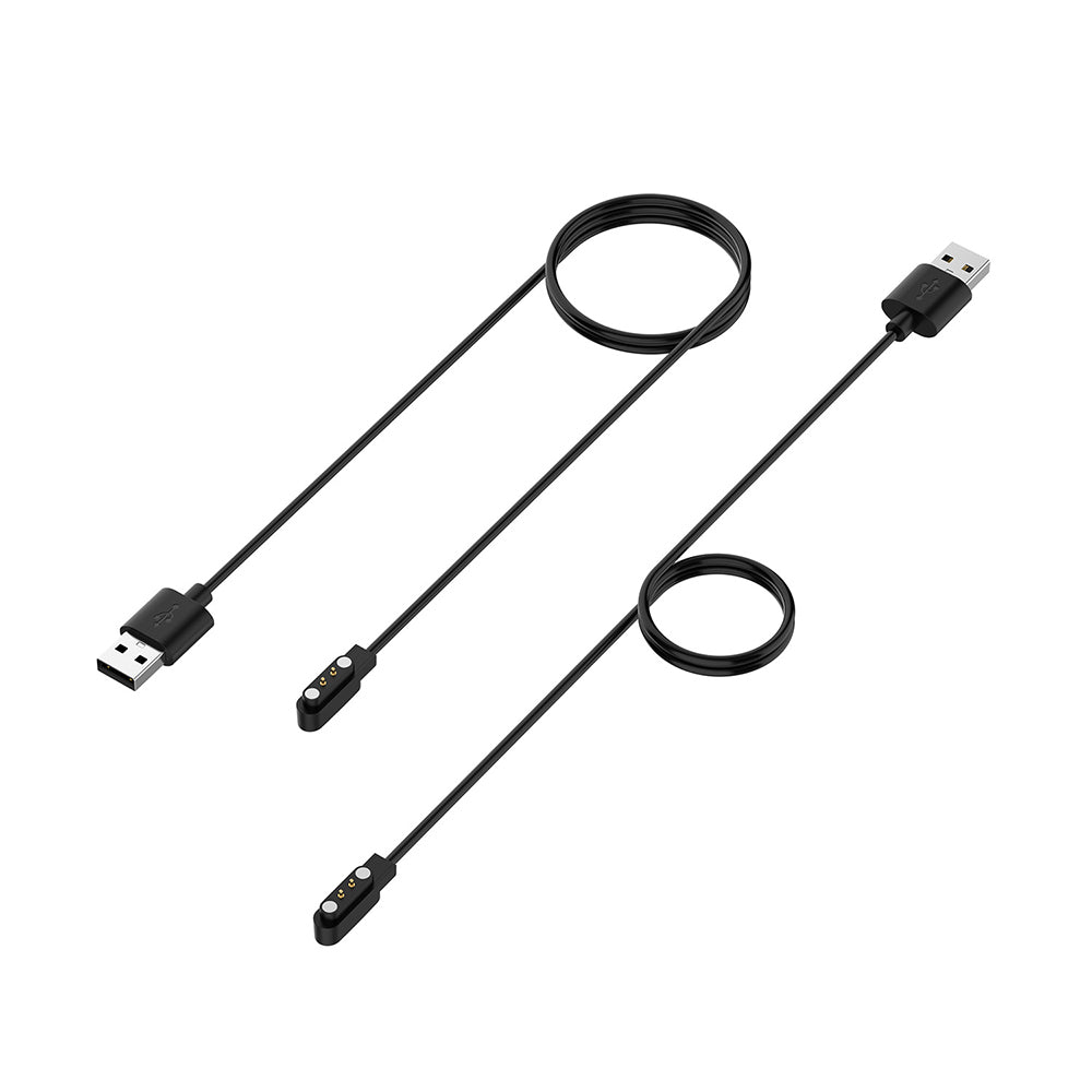 Ladekabel Techsuit TXC4 für Oneplus Nord Watch / Haylou Bling LS12 / RT LS05S, USB-A, Schwarz