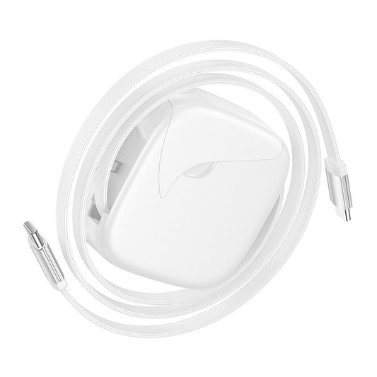 Câble de Données et de Charge USB-C - USB-C HOCO U140, 60W, 0.95m, Blanc