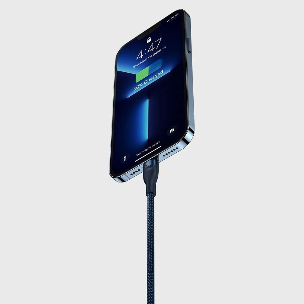 USB-C - Lightning / microUSB / USB-C Ladekabel Baseus Flash Series II 3in1, 100W, 1.5m, Blau P10382702121-01