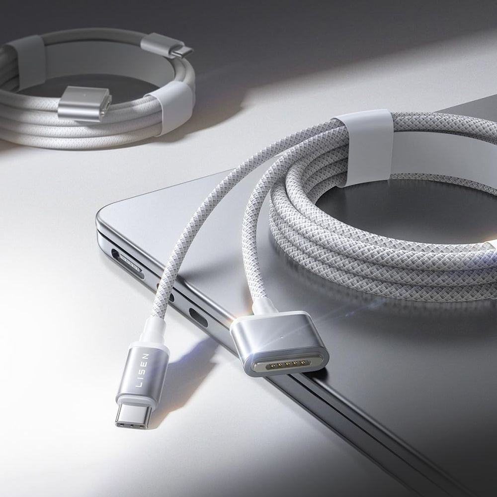 USB-C Ladekabel - MagSafe 3 Lisen, 140W, 2m, Silber YL0123070001