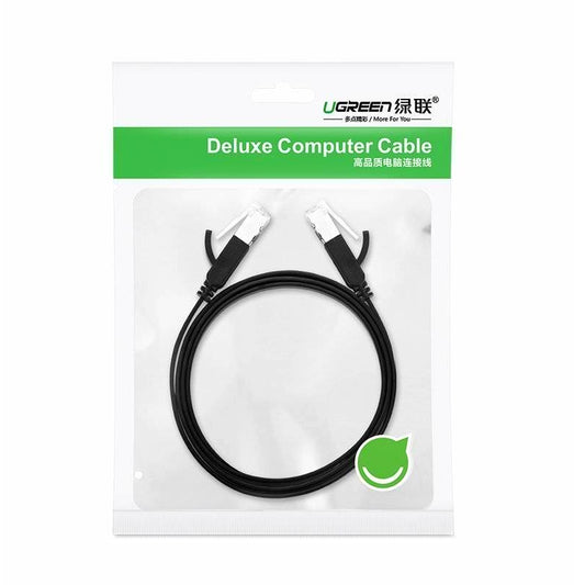 UGREEN Cavo di rete NW101 piatto, UTP, Cat6, 1m, nero