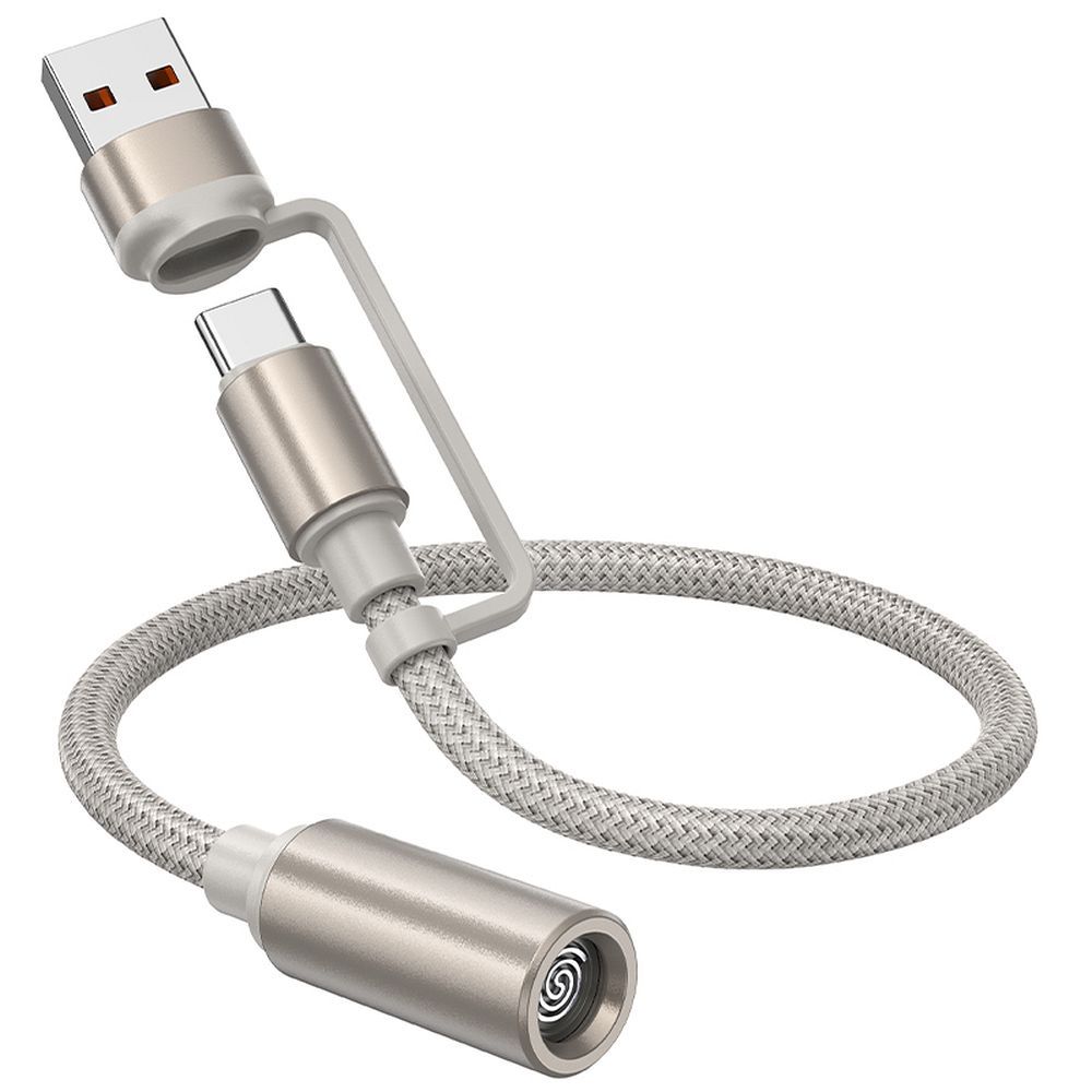 Accendino Elettrico HOCO UA38B, USB-C / USB-A, 0.3m, Oro