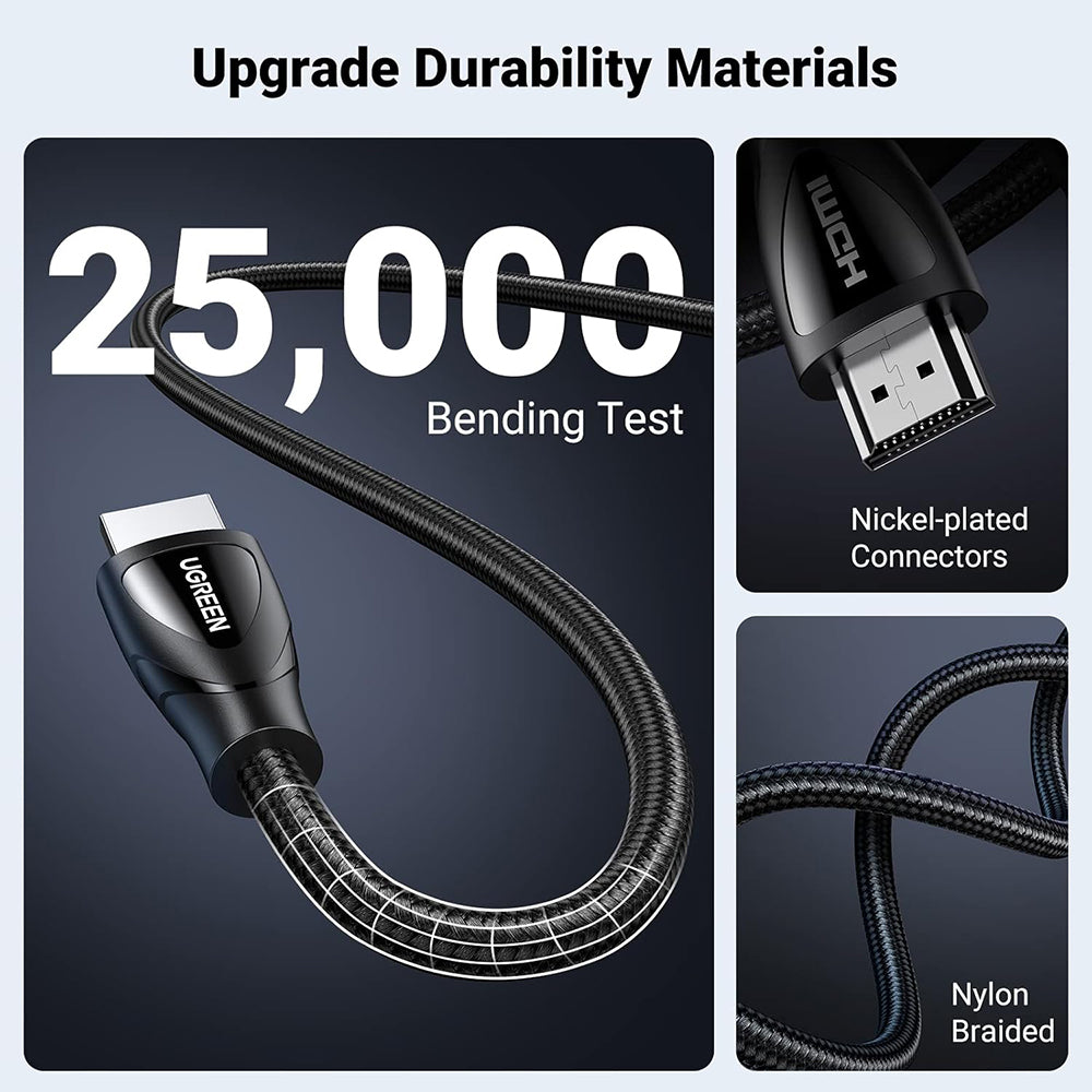 Cavo Video Ugreen HD140 (80405), HDMI - HDMI, 8K, 5m, Nero