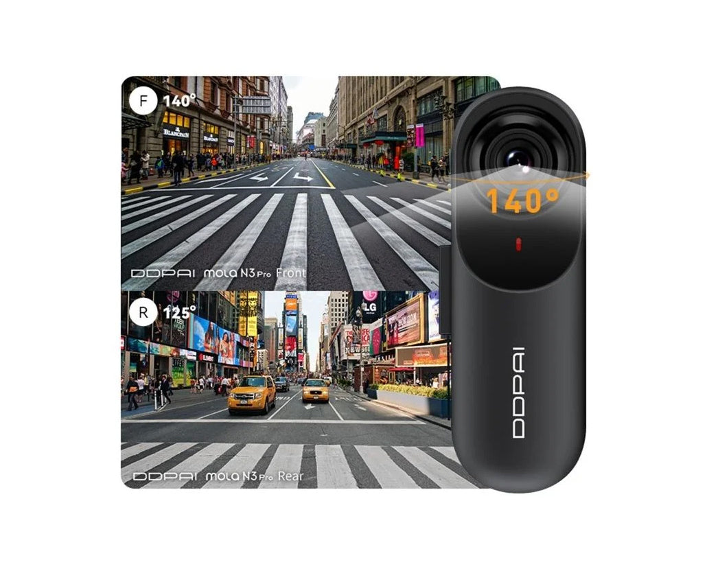 Caméra Auto Avant Arrière DDPAI mola N3 Pro 2026, 1600P, Wi-Fi