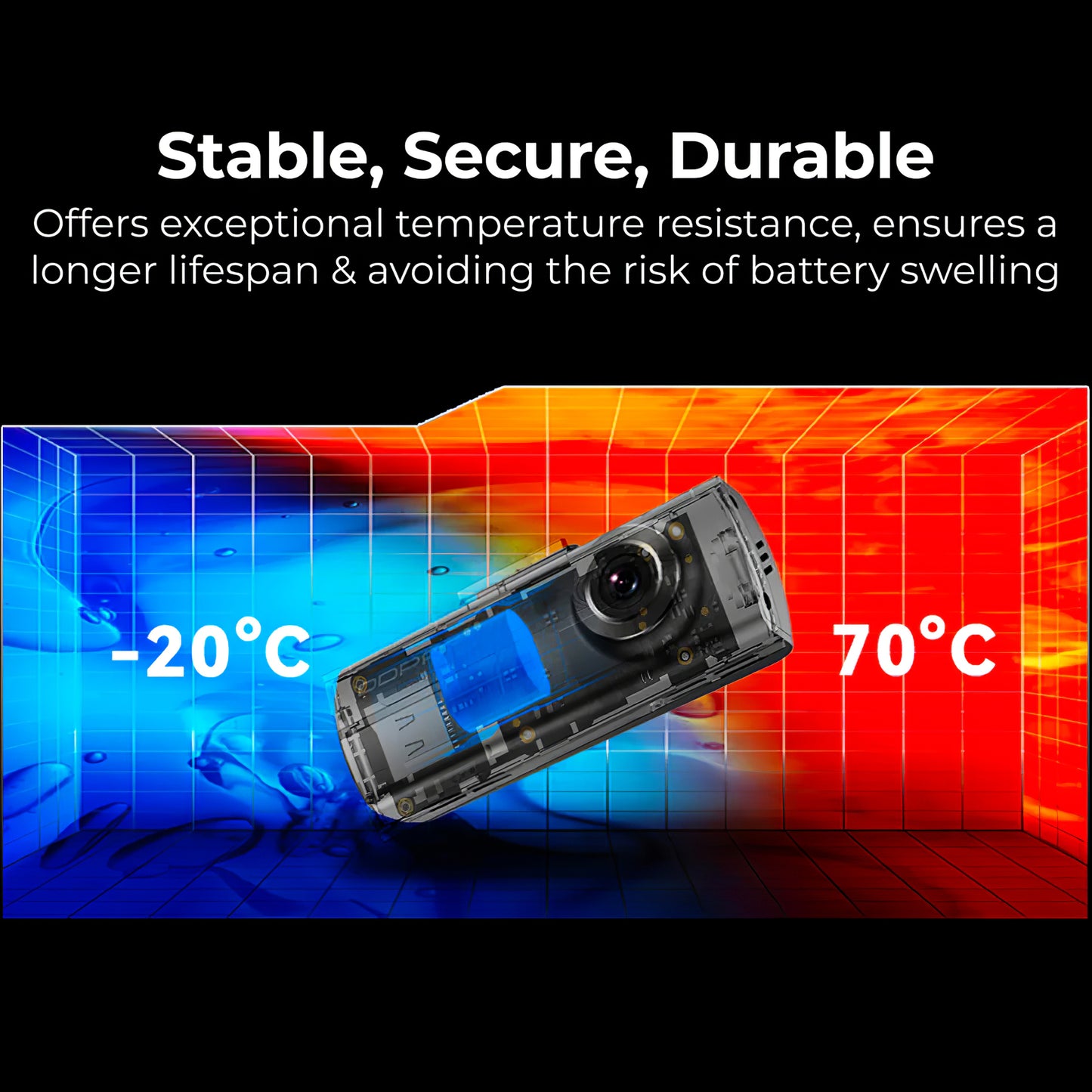 Caméra Auto Avant Arrière DDPAI N1 Dual, 1296P, Wi-Fi