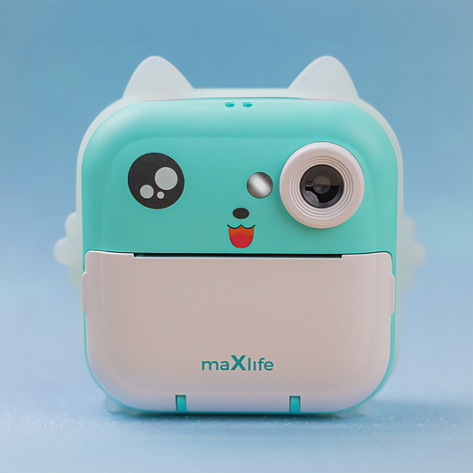 Appareil photo numérique avec fonction d'impression MaXlife MXPC-100 Kids, Bleu