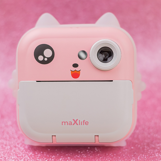 Appareil photo numérique avec fonction d'impression MaXlife MXPC-100 Kids, Rose