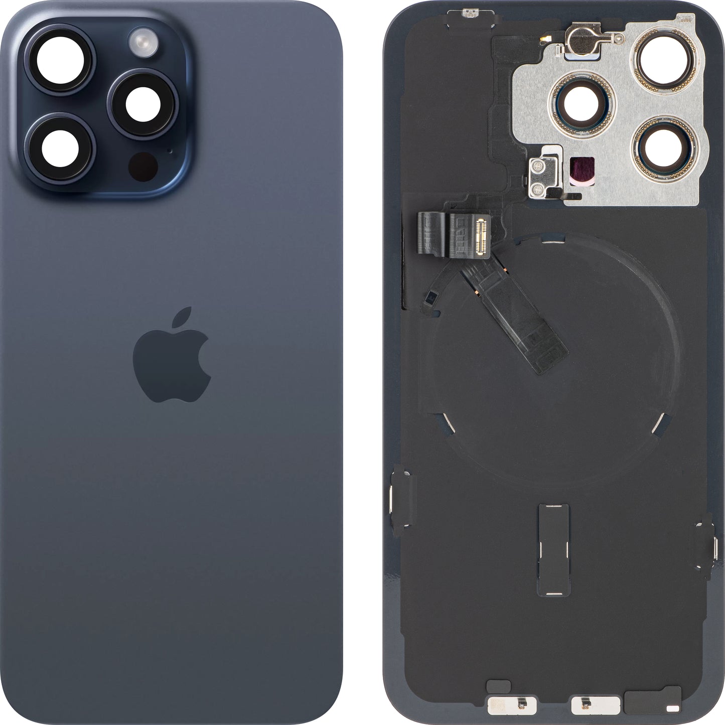Battery Cover Apple iPhone 15 Pro Max, Blue (Blue Titanium), Swap