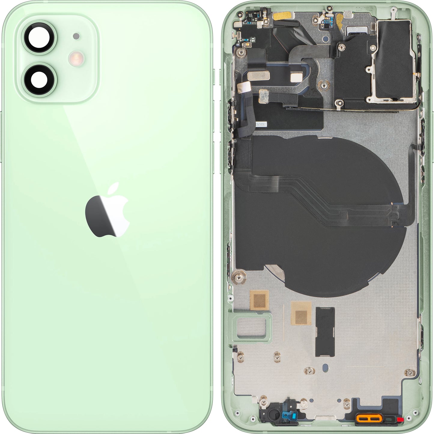 Apple iPhone 12 Akkudeckel, mit Mittelgehäuse, Grün, Swap