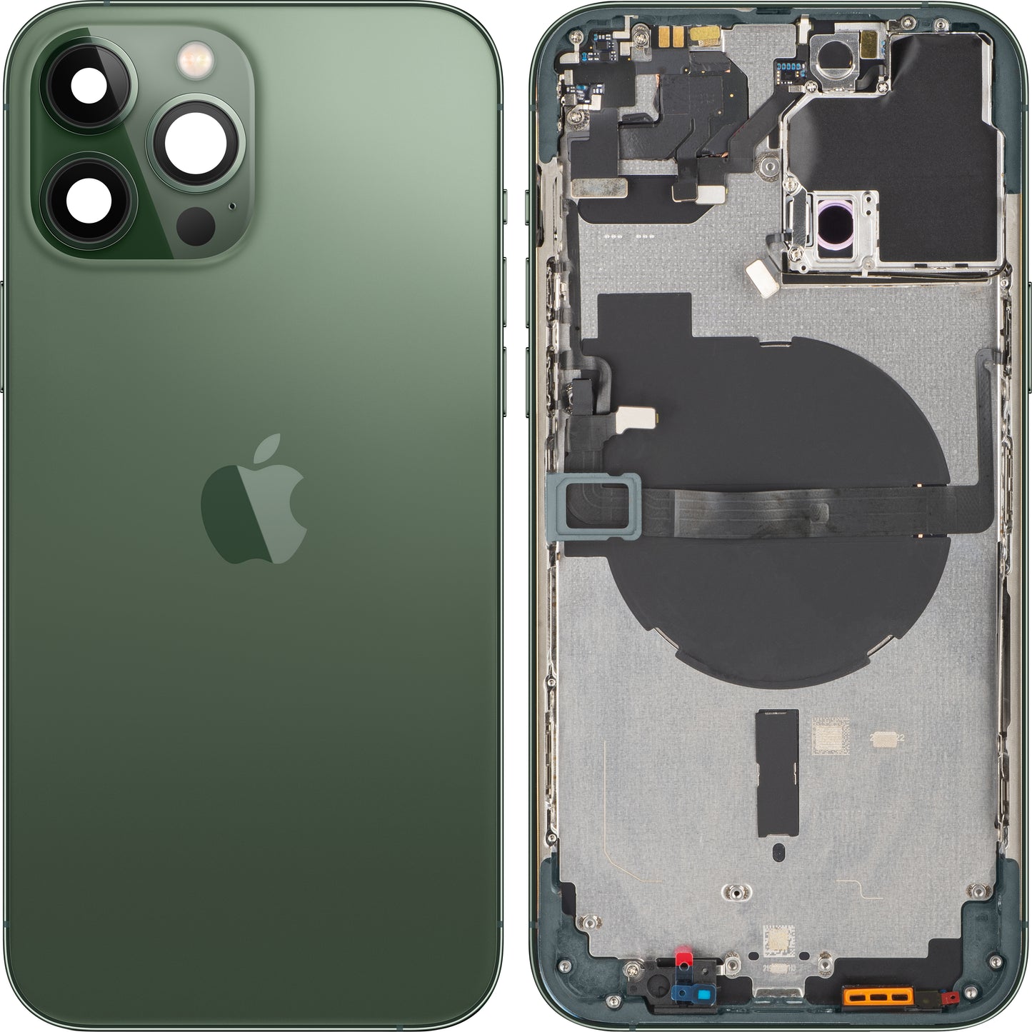 Couvercle de Batterie Apple iPhone 13 Pro Max, Avec Coque Centrale, Vert (Alpine Green), Échange