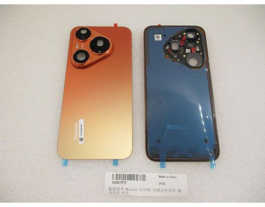 Cache arrière de batterie Huawei Pura 90s Pro, orange (Orange Soda), Service Pack 02357PTT