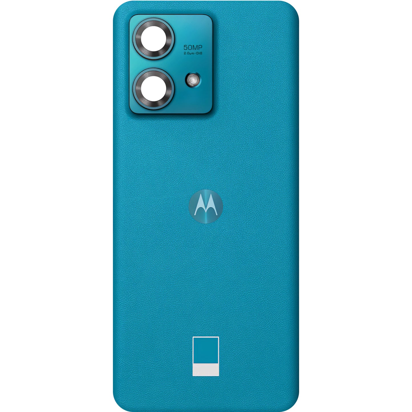 Couvercle de batterie Motorola Edge 40 Neo, Bleu (Caneel Bay), Service Pack 5S58C23170