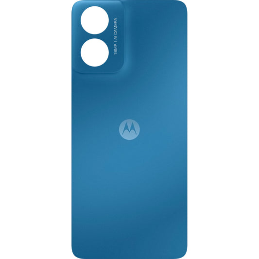 Couvercle de batterie Motorola Moto G04, Bleu (Satin Blue), Service Pack 5S58C23912
