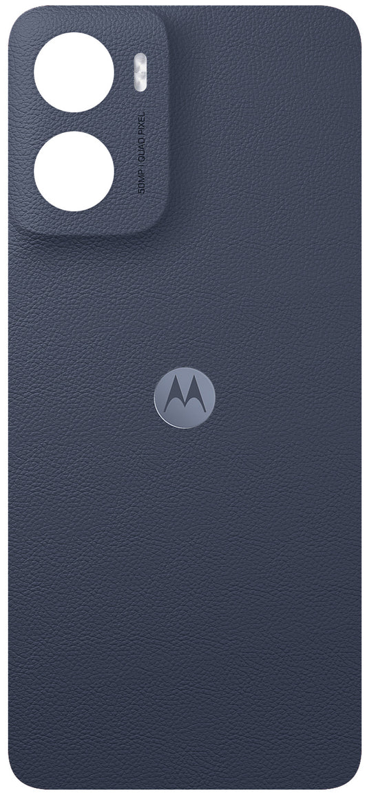 Couvercle de batterie Motorola Moto E15 / G05, Bleu Marine (Denim Blue), Service Pack 5D68C29788
