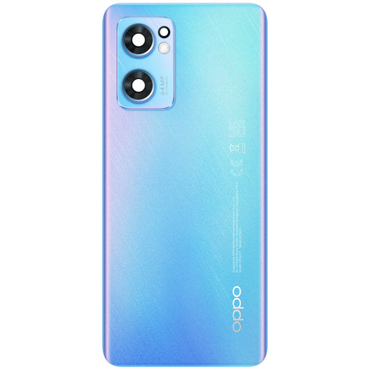 Akku-Abdeckung Oppo Find X5 Lite / Reno7 5G, Blau (Startrails Blau), Swap