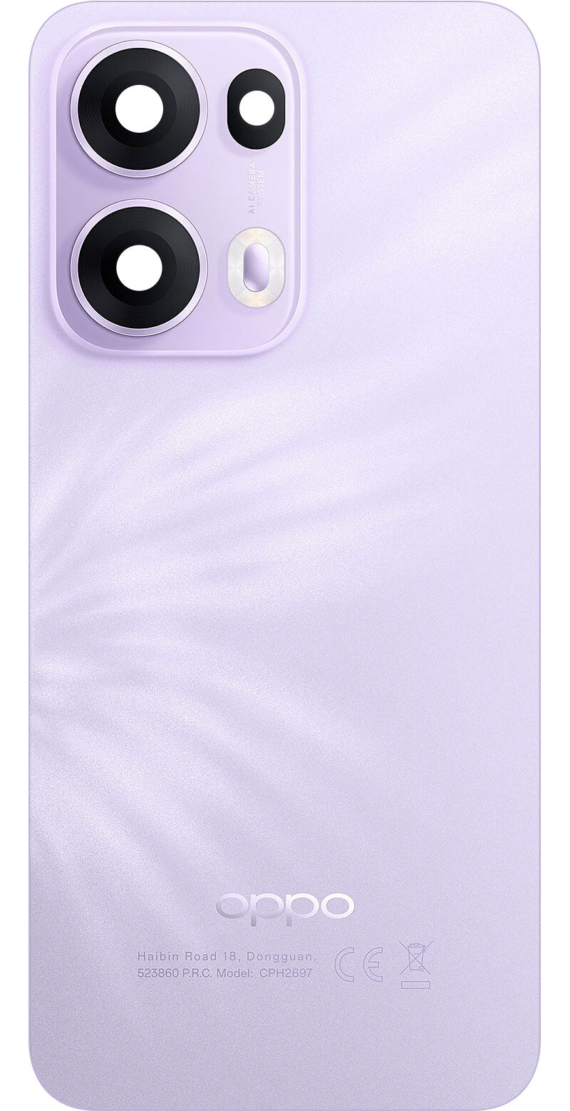 Couvercle de Batterie Oppo Reno13 Pro, Mauve (Plume Purple), Service Pack 621033000470