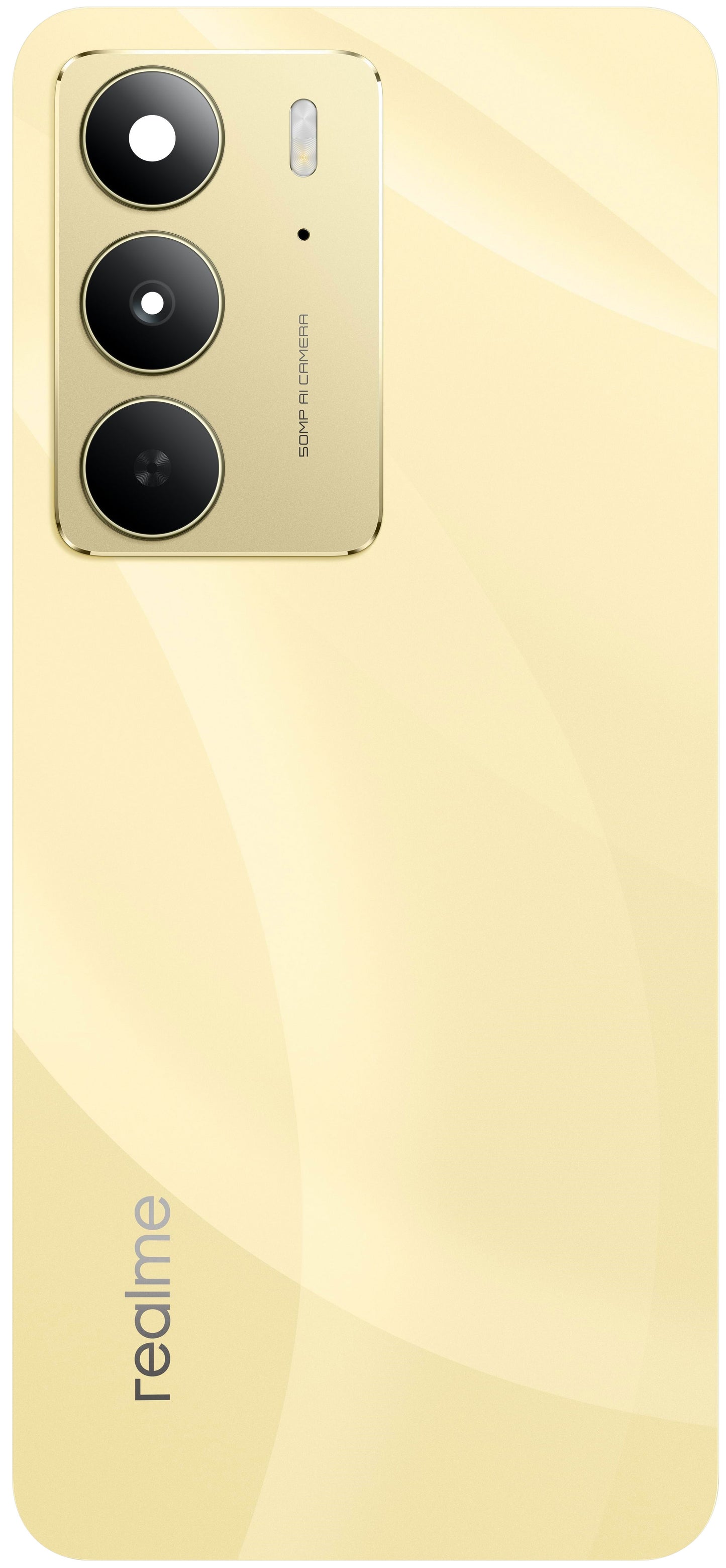 Couvercle de Batterie Realme Realme 14x (Inde), Doré (Golden Glow), Service Pack 621033000420