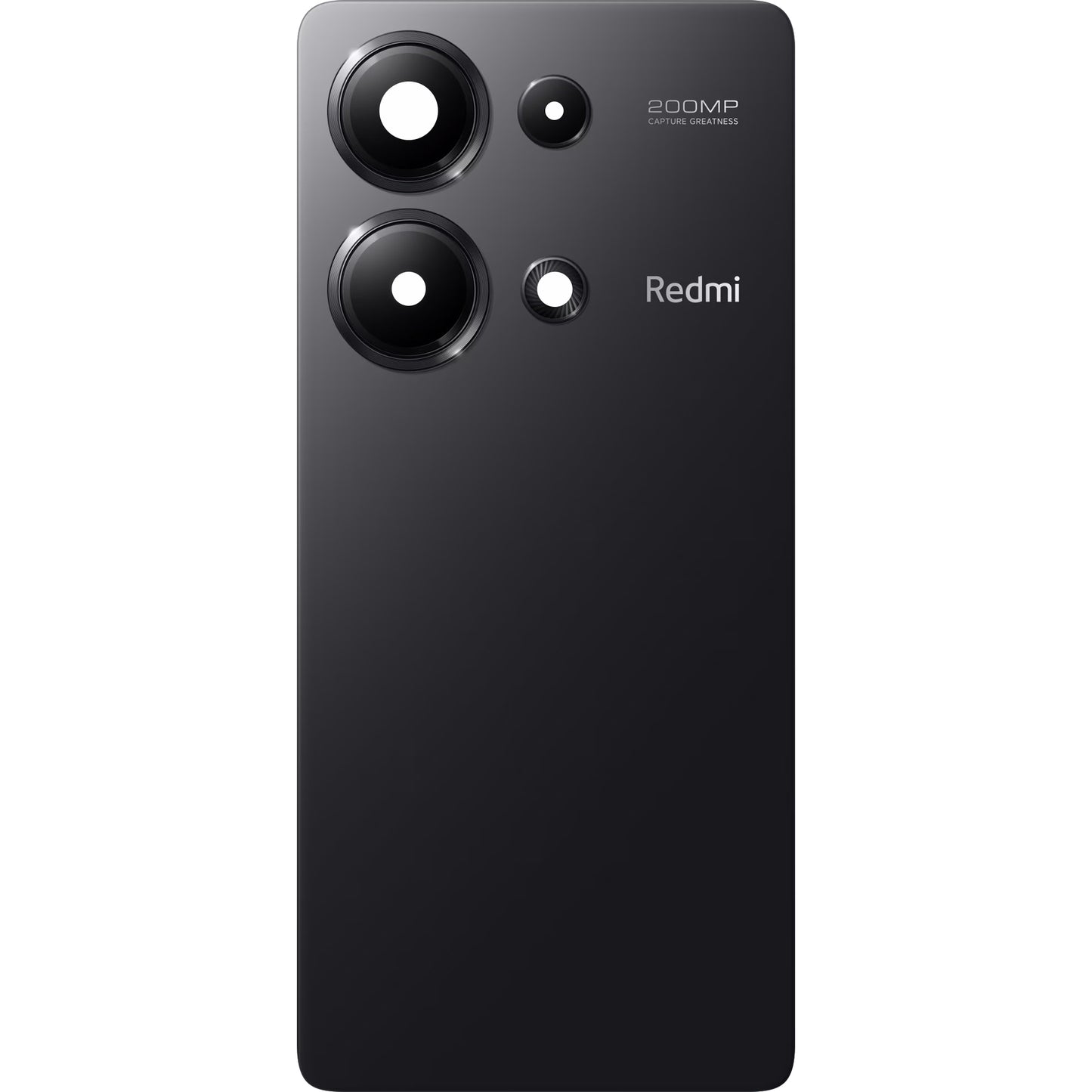 Akkuabdeckung Xiaomi Redmi Note 13 Pro 4G, Schwarz (Midnight Black), Service Pack 56000700N600
