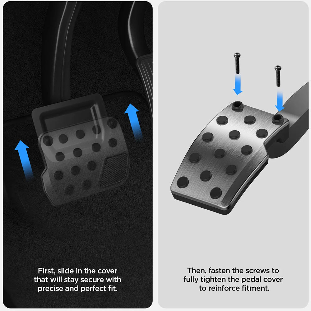 Coperture Pedali Auto Spigen Stuttgart TO200 per Tesla Y / 3 ACP04510