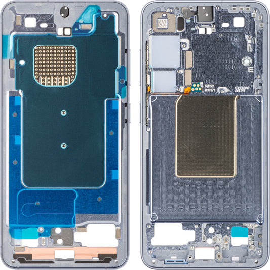 Samsung Galaxy S24 S921 demi-étui, bleu (bleu saphir), Service Pack GH82-3343418F