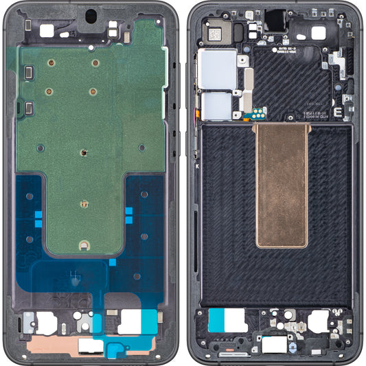 Coque Centrale Samsung Galaxy S23+ S916, Noire (Phantom Black), Service Pack GH96-15838A