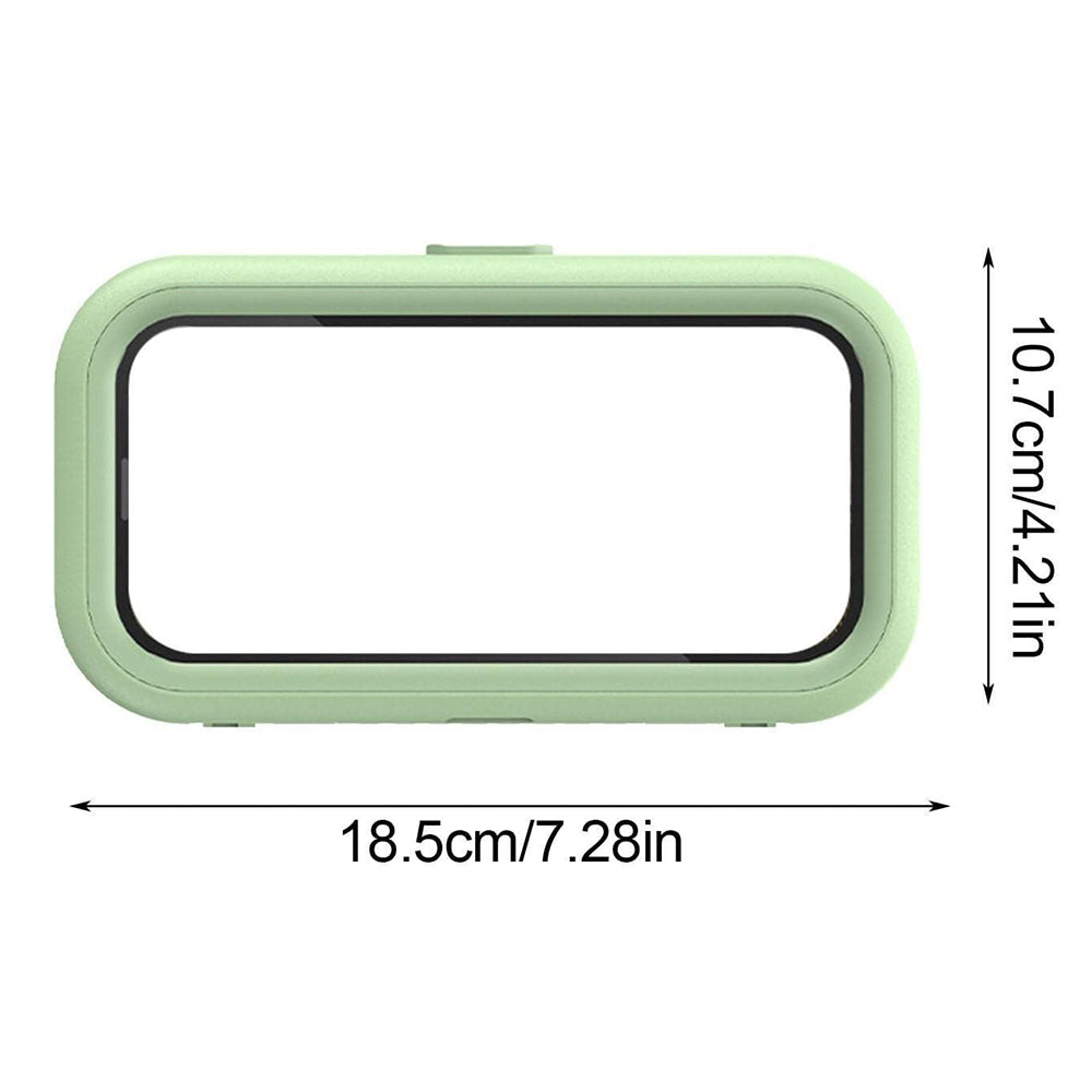 Custodia da Parete con Membrana Tattile Techsuit LC-999 per Telefono, Impermeabile, Bianco Dorato