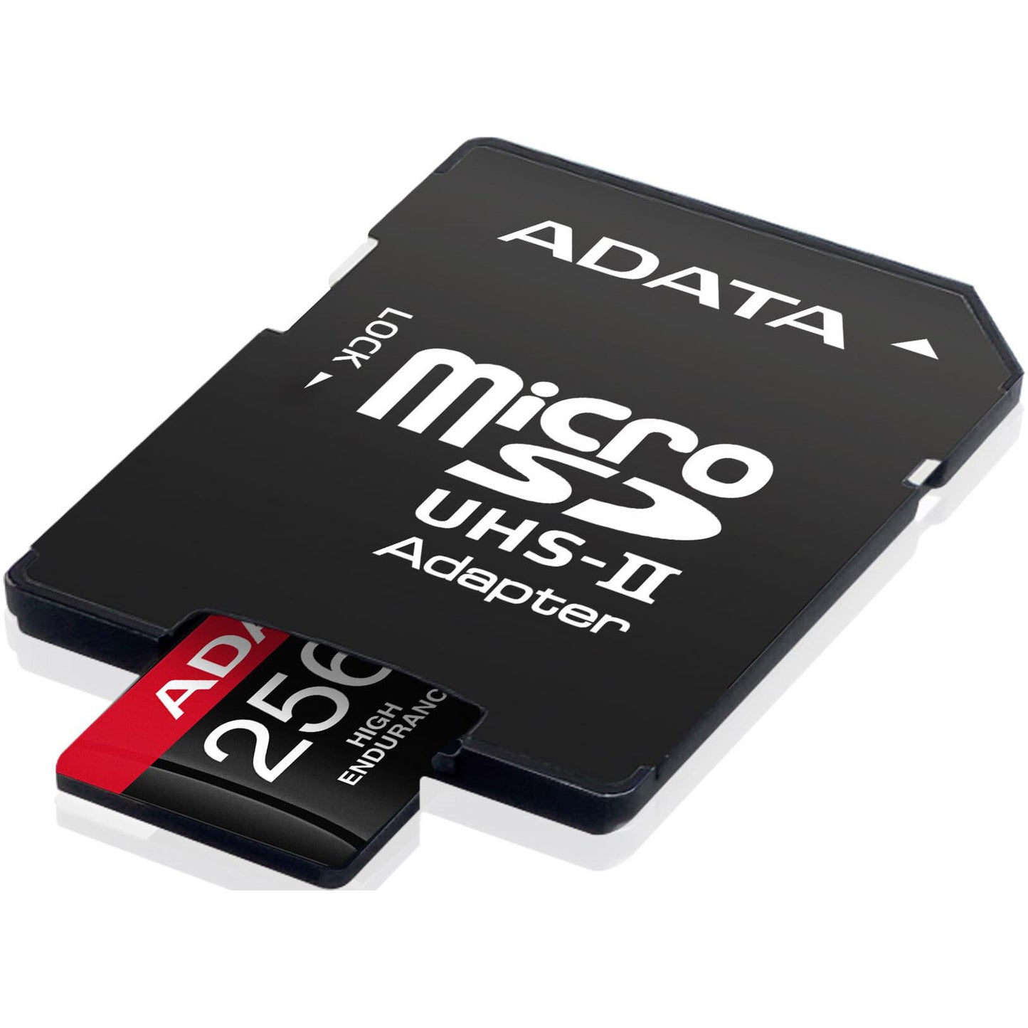 Carte mémoire microSDXC Adata High Endurance, 256Gb, Classe 10 / UHS-1 U3, Avec Adaptateur AUSDX256GUI3V30SHA2-RA1