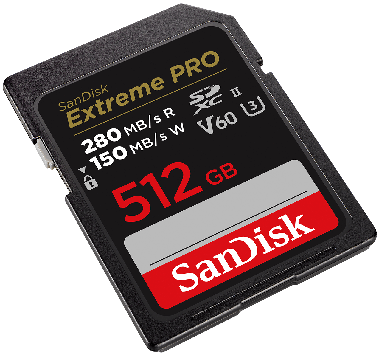 Scheda di memoria SDXC SanDisk Extreme Pro, 512Gb, Classe 10 / UHS-2 U3 SDSDXEP-512G-GN4IN