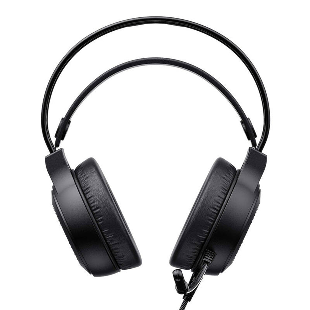 Casques Gaming 3.5mm HAVIT H2040d, RGB, 2.1m, Noirs