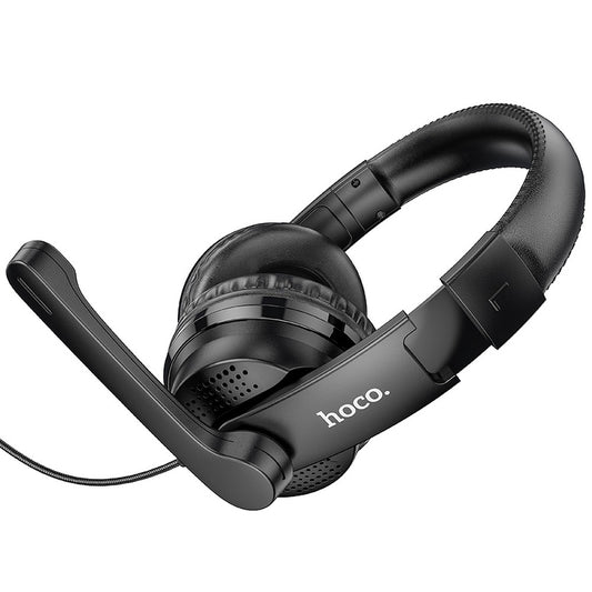 Gaming-Kopfhörer 3,5 mm HOCO W103, Schwarz