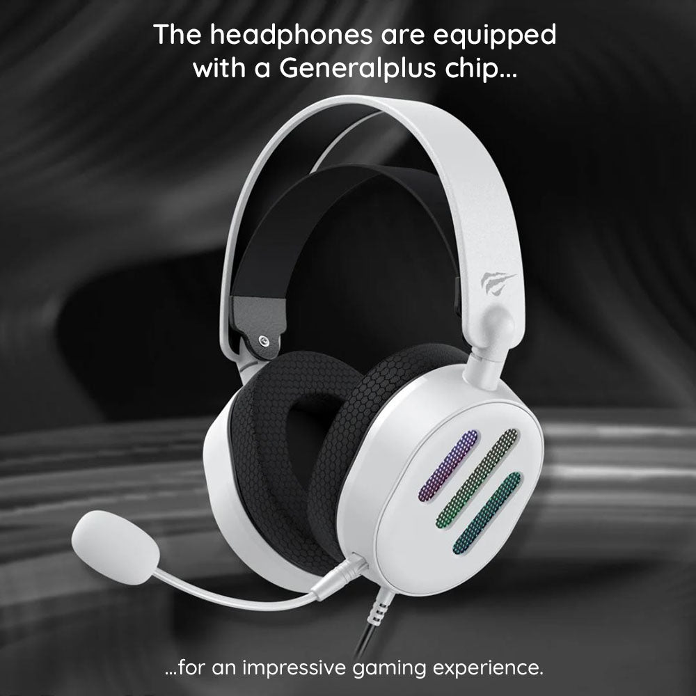 Gaming-Headset USB HAVIT H2038U, 2m, Schwarz