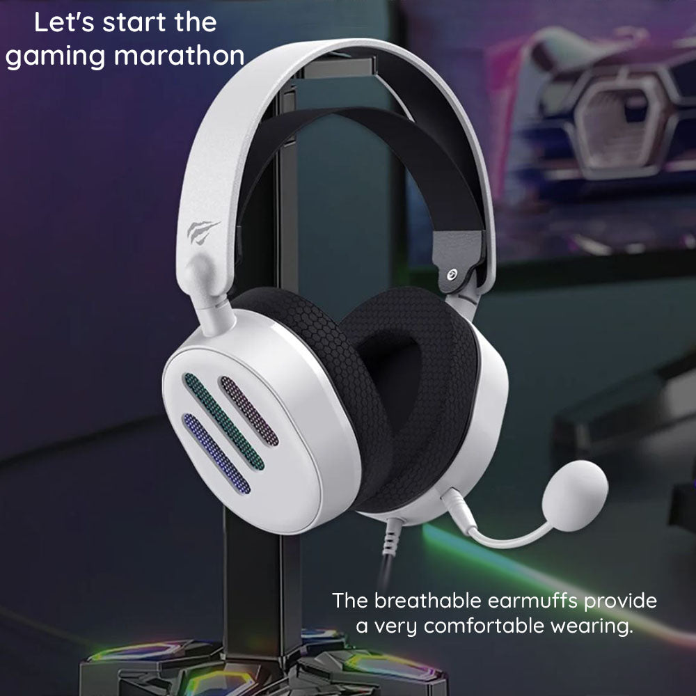 Gaming-Headset USB HAVIT H2038U, 2m, Schwarz