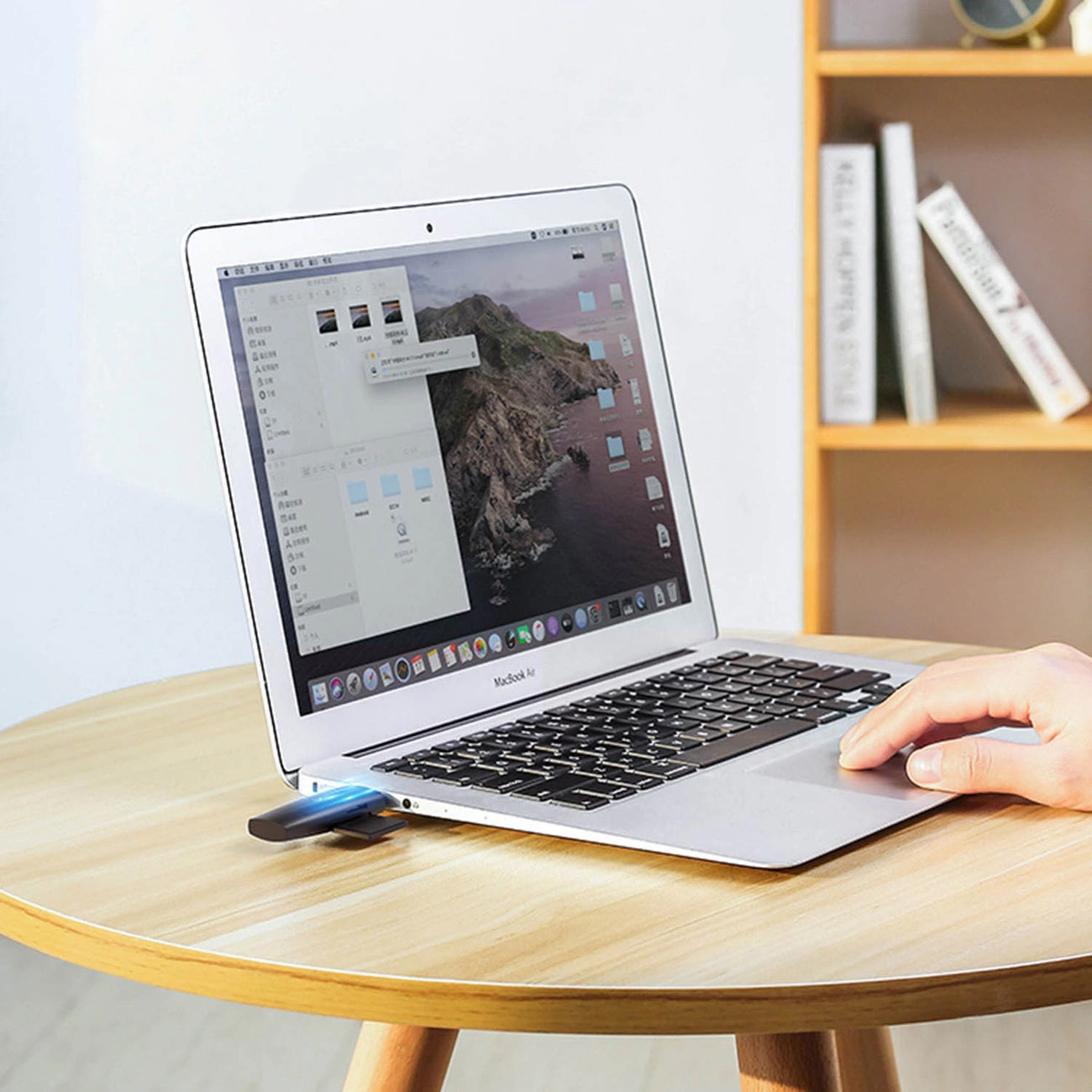 USB / USB-C Kartenleser UGREEN CM304, SD - microSD, Schwarz