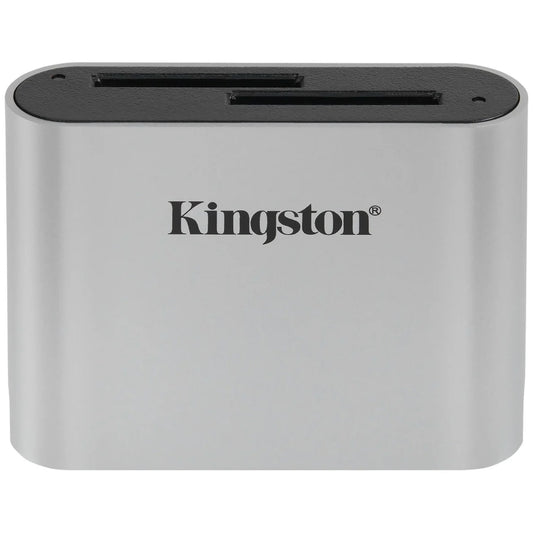 Lecteur de carte USB-C Kingston Workflow, Dual SD, Gris WFS-SD