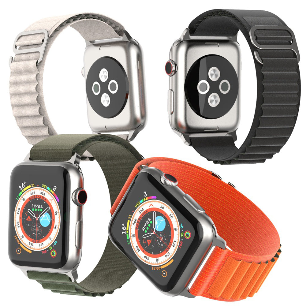 Bracelet Hommes Techsuit W037 pour Apple Watch 42mm / 41mm / 40mm / 38mm Series, Orange