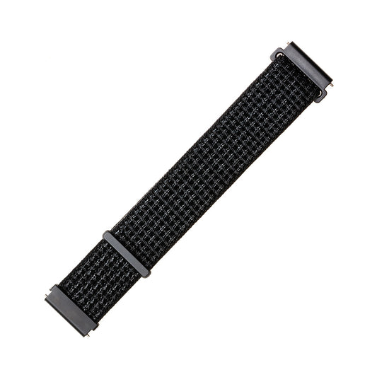 Cinturino Fixed Nylon per Huawei Watch / Xiaomi Watch Series, 22mm, Nero Opaco