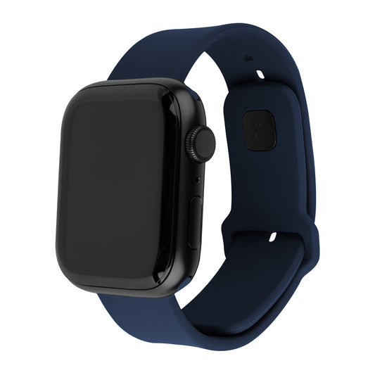 Cinturino Fixed Silicone Sporty per Apple Watch 42mm / 41mm / 40mm / 38mm Series, Blu