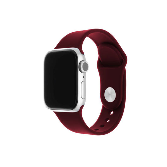 Cinturino Fixed Silicone Sporty per Apple Watch 49mm / 46mm / 45mm / 44mm / 42mm Series, Ciliegia