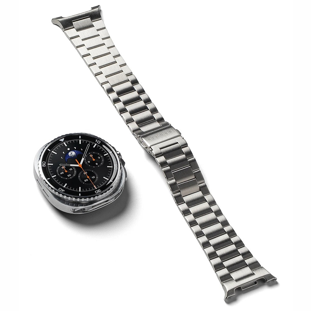 Bracelet Ringke Metal One Air pour Samsung Galaxy Watch8 / Watch8 Classic Series, Argenté