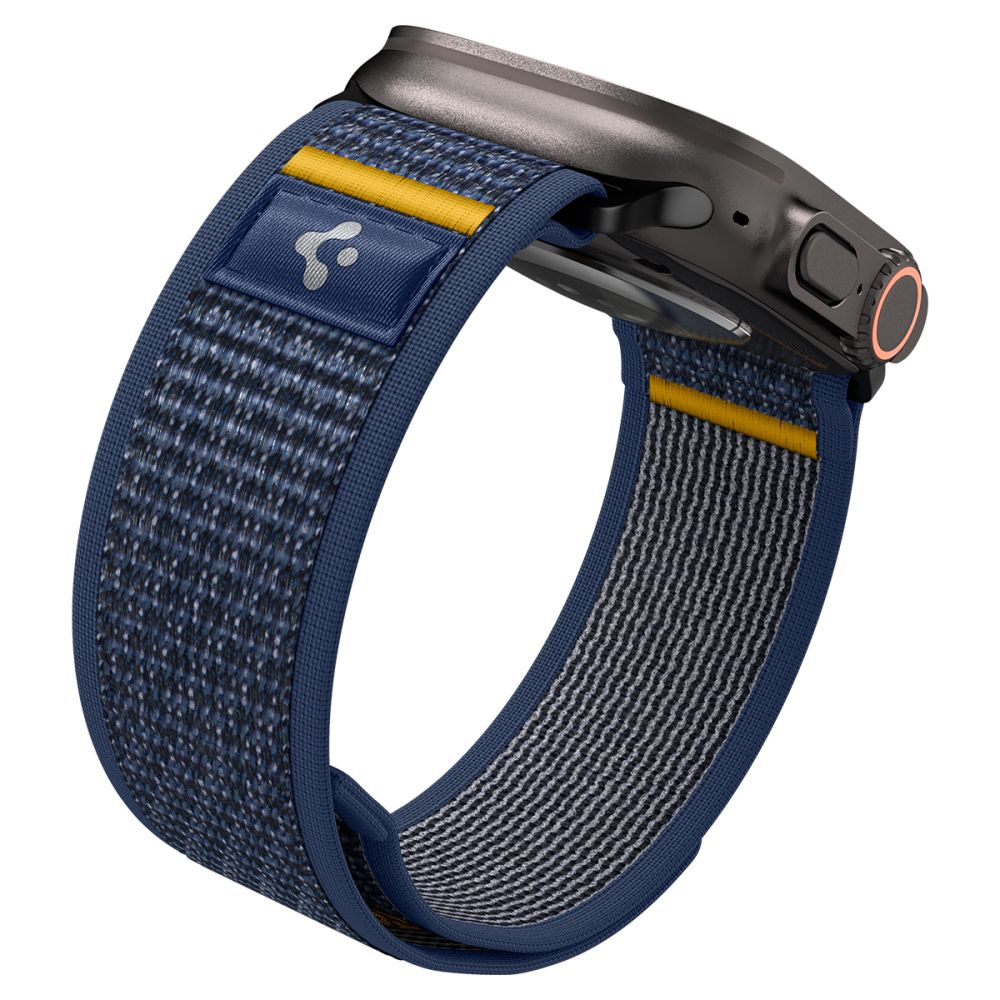 Spigen Athlex Air Armband für Apple Watch 49mm / 46mm / 45mm / 44mm Serie, Marineblau AMP09036