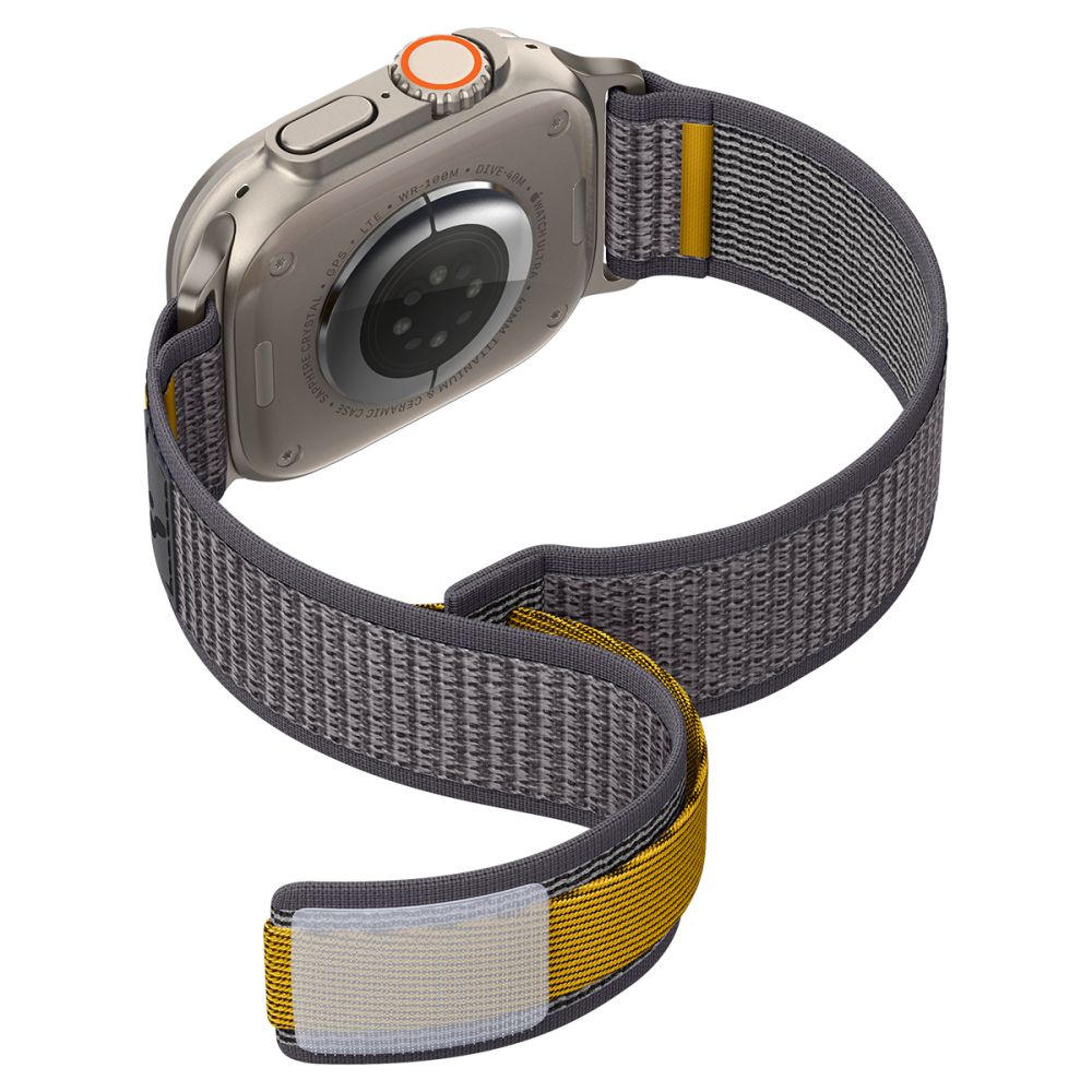 Spigen Athlex Air Armband für Apple Watch 49mm / 46mm / 45mm / 44mm Serie, Grau AMP09034