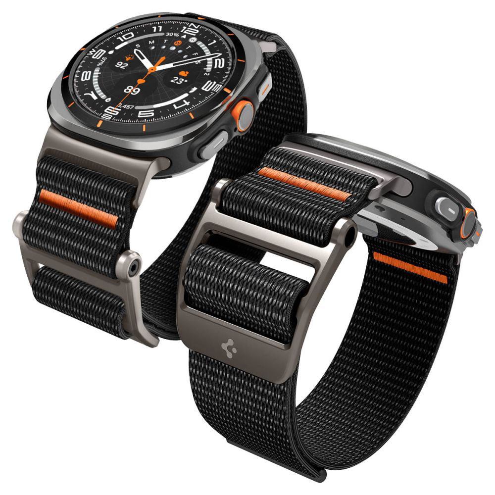 Spigen DuraPro Flex Armband für Samsung Galaxy Watch Ultra, Schwarz AMP08773